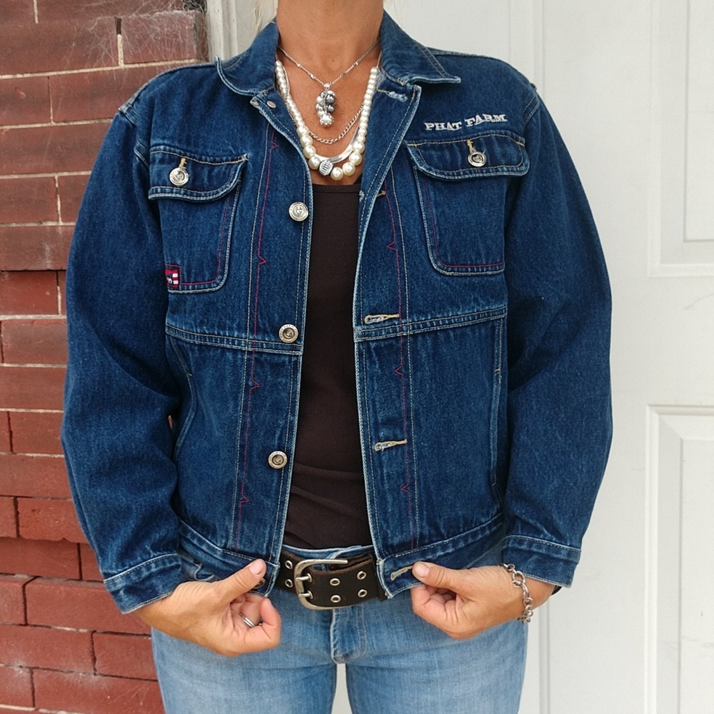 Vintage Phat Farm jean Jacket